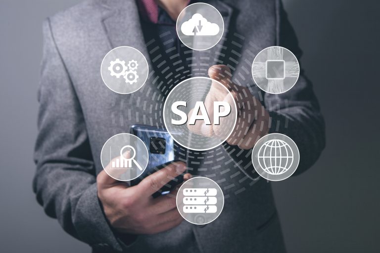 SAP and icons on the screen